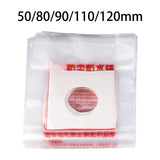 Maxbell 50 Pieces Drill Dust Collector Bags Dustproof for Range Hood Air Conditioner 50mm