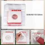 Maxbell 50 Pieces Drill Dust Collector Bags Dustproof for Range Hood Air Conditioner 50mm