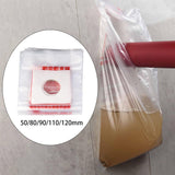 Maxbell 50 Pieces Drill Dust Collector Bags Dustproof for Range Hood Air Conditioner 50mm