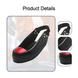 Maxbell Steel Toe Cap Non Slip Rubber Sole with Back Strap Foot Cover Toe Protection Red
