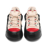 Maxbell Steel Toe Cap Non Slip Rubber Sole with Back Strap Foot Cover Toe Protection Red
