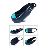 Maxbell Steel Toe Cap Non Slip Rubber Sole with Back Strap Foot Cover Toe Protection Green