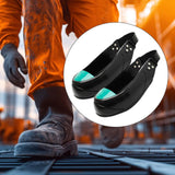 Maxbell Steel Toe Cap Non Slip Rubber Sole with Back Strap Foot Cover Toe Protection Green