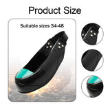 Maxbell Steel Toe Cap Non Slip Rubber Sole with Back Strap Foot Cover Toe Protection Green