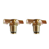 Maxbell 2x Drain Valve for Air Compressor Labor Saving Portable 1/4" NPT Male Thread