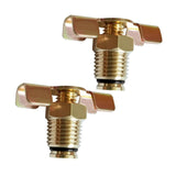 Maxbell 2x Drain Valve for Air Compressor Labor Saving Portable 1/4" NPT Male Thread