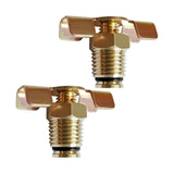 Maxbell 2x Drain Valve for Air Compressor Labor Saving Portable 1/4" NPT Male Thread