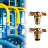 Maxbell 2x Drain Valve for Air Compressor Labor Saving Portable 1/4" NPT Male Thread