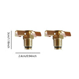 Maxbell 2x Drain Valve for Air Compressor Labor Saving Portable 1/4" NPT Male Thread