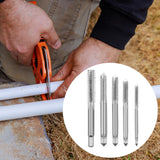Maxbell Screw Thread Taps Easy to Use Hardware Waterproof High Hardness Repair Tools 5 Pieces