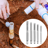 Maxbell Screw Thread Taps Easy to Use Hardware Waterproof High Hardness Repair Tools 5 Pieces