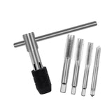 Maxbell Screw Thread Taps Easy to Use Hardware Waterproof High Hardness Repair Tools 5 Pieces With Handle