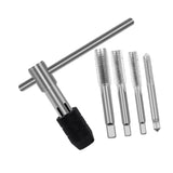 Maxbell Screw Thread Taps Easy to Use Hardware Waterproof High Hardness Repair Tools 5 Pieces With Handle