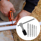 Maxbell Screw Thread Taps Easy to Use Hardware Waterproof High Hardness Repair Tools 6 Pieces