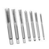 Maxbell Screw Thread Taps Easy to Use Hardware Waterproof High Hardness Repair Tools 7 Pieces