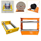 Maxbell Cable Drum Roller Heavy Duty Reel Stand Roller Adjustable Cable Roller Stand Yellow