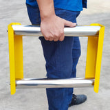 Maxbell Cable Drum Roller Heavy Duty Reel Stand Roller Adjustable Cable Roller Stand Yellow