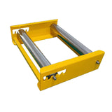 Maxbell Cable Drum Roller Heavy Duty Reel Stand Roller Adjustable Cable Roller Stand Yellow