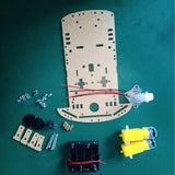 Maxbell Smart Car Kit Electric Toy Spare Parts Acrylic Fine Performance Programming