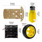 Maxbell Smart Car Kit Electric Toy Spare Parts Acrylic Fine Performance Programming