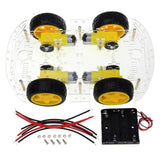 Maxbell RC Car Chassis Kits Easy to Install DIY Projects Motor for Home School Teens