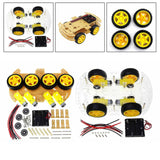 Maxbell RC Car Chassis Kits Easy to Install DIY Projects Motor for Home School Teens