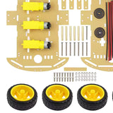 Maxbell RC Car Chassis Kits Easy to Install DIY Projects Motor for Home School Teens
