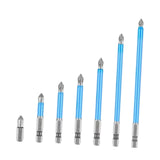 Maxbell 7x Magnetic Screwdriver Bits 25-150mm Electronics Repair Cross Drill Bit Set