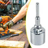 Maxbell Jack Socket Repair Spare Parts Jack Drill Adapter for Outdoor Garage Vehicle Silver 160g