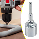 Maxbell Jack Socket Repair Spare Parts Jack Drill Adapter for Outdoor Garage Vehicle Silver 160g