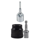 Maxbell Jack Socket Repair Spare Parts Jack Drill Adapter for Outdoor Garage Vehicle Silver 160g