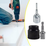 Maxbell Jack Socket Repair Spare Parts Jack Drill Adapter for Outdoor Garage Vehicle Silver 160g