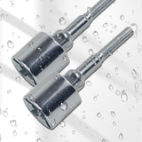 Maxbell Jack Socket Repair Spare Parts Jack Drill Adapter for Outdoor Garage Vehicle Silver 160g