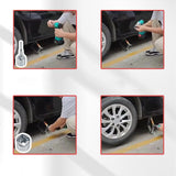 Maxbell Jack Socket Repair Spare Parts Jack Drill Adapter for Outdoor Garage Vehicle Silver 160g