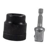 Maxbell Jack Socket Repair Spare Parts Jack Drill Adapter for Outdoor Garage Vehicle Black 145g
