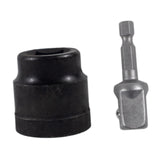 Maxbell Jack Socket Repair Spare Parts Jack Drill Adapter for Outdoor Garage Vehicle Black 145g