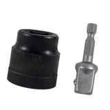 Maxbell Jack Socket Repair Spare Parts Jack Drill Adapter for Outdoor Garage Vehicle Black 145g