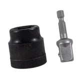 Maxbell Jack Socket Repair Spare Parts Jack Drill Adapter for Outdoor Garage Vehicle Black 145g