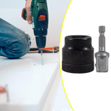 Maxbell Jack Socket Repair Spare Parts Jack Drill Adapter for Outdoor Garage Vehicle Black 145g