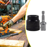 Maxbell Jack Socket Repair Spare Parts Jack Drill Adapter for Outdoor Garage Vehicle Black 145g