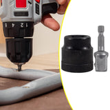 Maxbell Jack Socket Repair Spare Parts Jack Drill Adapter for Outdoor Garage Vehicle Black 145g