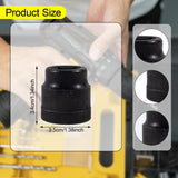 Maxbell Jack Socket Repair Spare Parts Jack Drill Adapter for Outdoor Garage Vehicle Black 145g