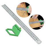 Maxbell Woodworking Scriber Marking Line Ruler Line Gauge for Carpenter DIY Projects