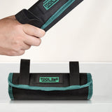 Maxbell Drill Bit Organizer Bag Tool Roll up Bag Tool Pouch for Electrician Hobbyist