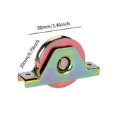 Maxbell Sliding Gate Caster Smooth V Groove Wheel for Door Sliding Gate Rolling Gate Colorful 90mm