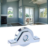 Maxbell Sliding Gate Caster Smooth V Groove Wheel for Door Sliding Gate Rolling Gate Argent 80mm