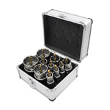 Maxbell Drill Drill Set with Storage Box Carbide Saw Kit for Wood Brass