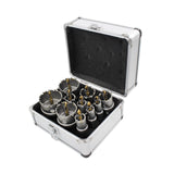 Maxbell Drill Drill Set with Storage Box Carbide Saw Kit for Wood Brass