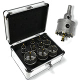 Maxbell Drill Drill Set with Storage Box Carbide Saw Kit for Wood Brass