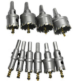 Maxbell Drill Drill Set with Storage Box Carbide Saw Kit for Wood Brass